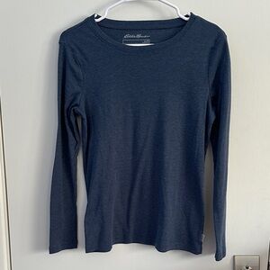 If you have a sewing machine…Eddie Bauer Blue Long Sleeve Top